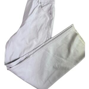 Zara Wide Leg Lavender Pleather Pants Woman - Size Small